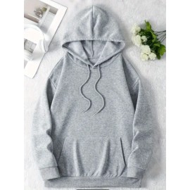 Women'S Cozy Fleece Hoodie with Humorous 