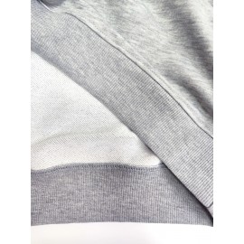 [Cozy Letter Print Sweatshirt] Cozy Plus Size Women's AMAZING GRACE Letter Print Sweatshirt | Long Sleeve Crewneck Pullover with Floral Accents, Machine Washable Polyester, Relaxed Fit for Fall & Winter Casual Wear, Cute Sweatshirts