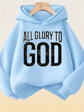 Women's Hoodie - Rich Red Religious Apparel Sweatshirt, Machine Washable Polyester Pullover for Church, Casual Attire & Cold Weather - Fall/Winter Clothing